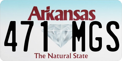AR license plate 471MGS