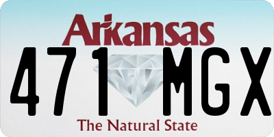 AR license plate 471MGX