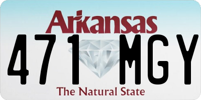 AR license plate 471MGY