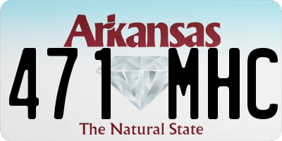 AR license plate 471MHC