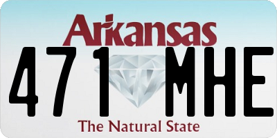 AR license plate 471MHE