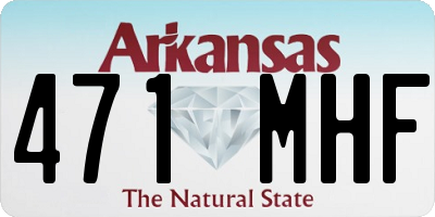 AR license plate 471MHF