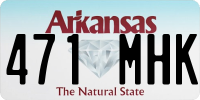 AR license plate 471MHK
