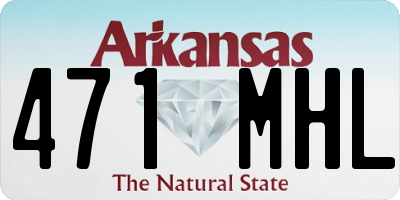 AR license plate 471MHL