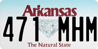 AR license plate 471MHM
