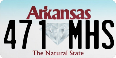 AR license plate 471MHS