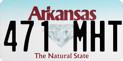 AR license plate 471MHT