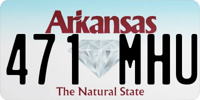 AR license plate 471MHU