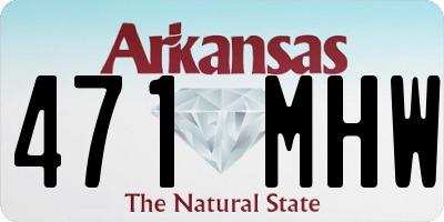AR license plate 471MHW