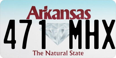 AR license plate 471MHX