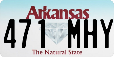 AR license plate 471MHY