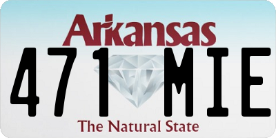 AR license plate 471MIE