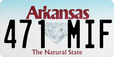 AR license plate 471MIF