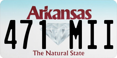 AR license plate 471MII