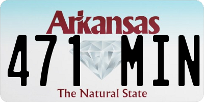 AR license plate 471MIN