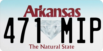 AR license plate 471MIP