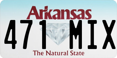 AR license plate 471MIX