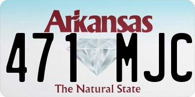 AR license plate 471MJC