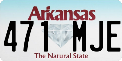 AR license plate 471MJE