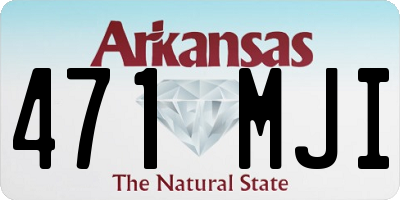AR license plate 471MJI