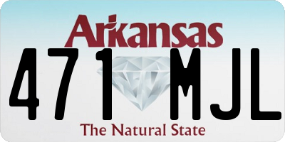 AR license plate 471MJL