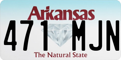 AR license plate 471MJN