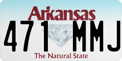 AR license plate 471MMJ