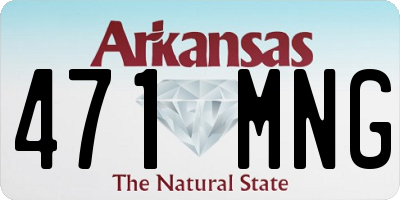 AR license plate 471MNG