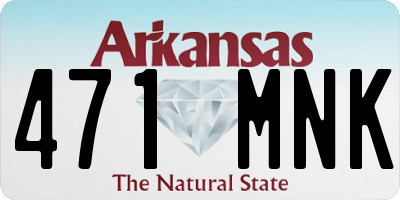 AR license plate 471MNK