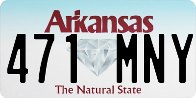 AR license plate 471MNY