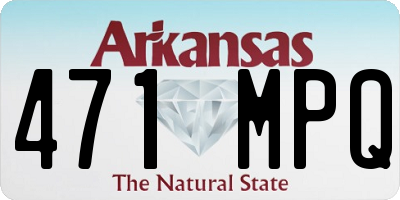 AR license plate 471MPQ