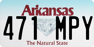 AR license plate 471MPY