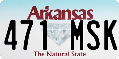 AR license plate 471MSK