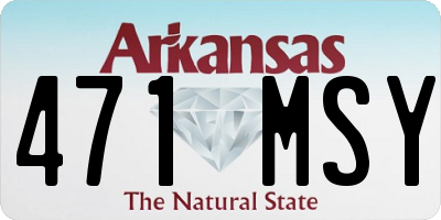 AR license plate 471MSY