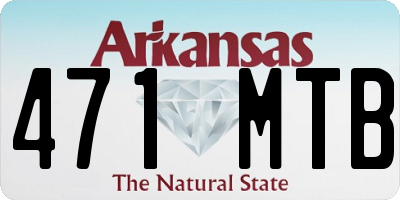 AR license plate 471MTB