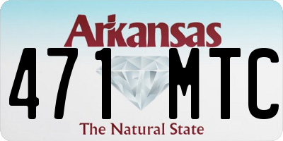 AR license plate 471MTC