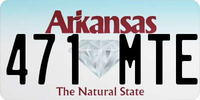 AR license plate 471MTE