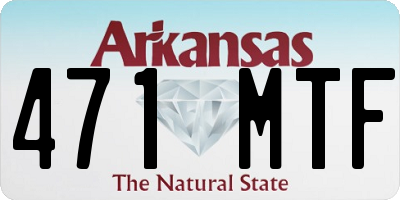 AR license plate 471MTF