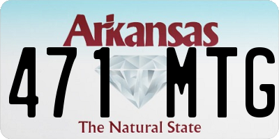 AR license plate 471MTG