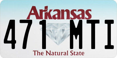 AR license plate 471MTI