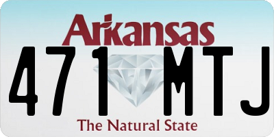 AR license plate 471MTJ