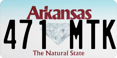 AR license plate 471MTK