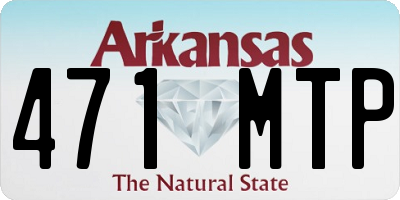 AR license plate 471MTP