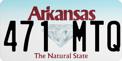 AR license plate 471MTQ