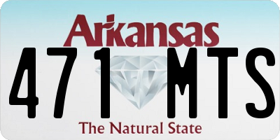 AR license plate 471MTS