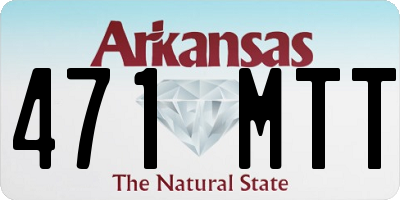 AR license plate 471MTT