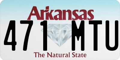 AR license plate 471MTU