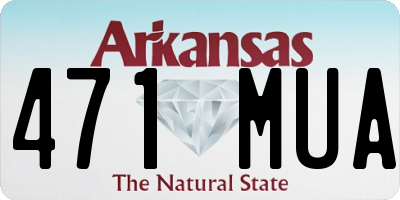 AR license plate 471MUA