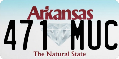 AR license plate 471MUC