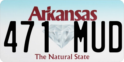 AR license plate 471MUD